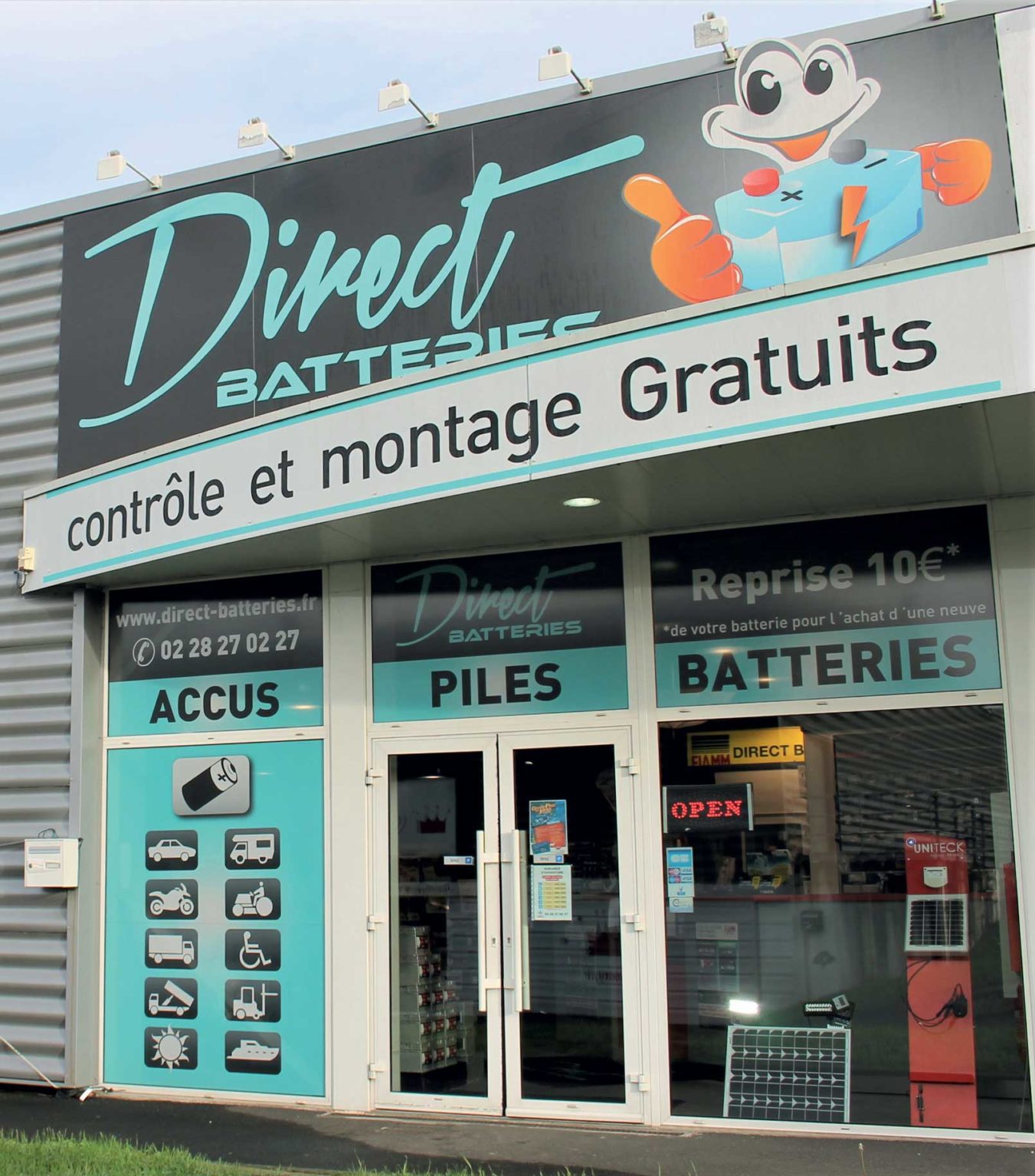 Direct Batteries spécialiste dans la vente de batteries Autographe